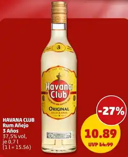 PENNY HAVANA CLUB Rum Añejo 3 Años Angebot
