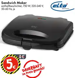 TEDi elta Sandwich Maker Angebot