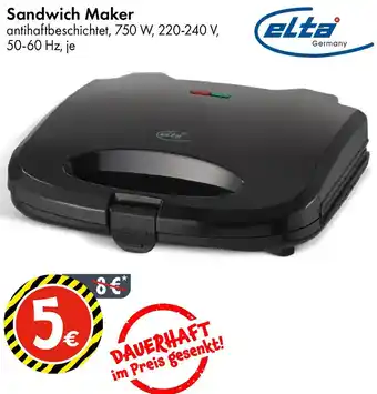 TEDi elta Sandwich Maker Angebot