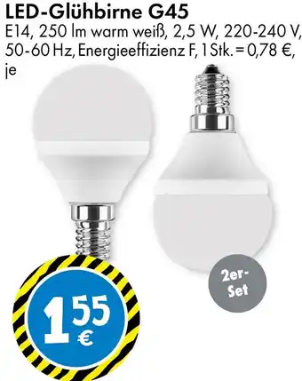TEDi LED-Glühbirne G45 Angebot