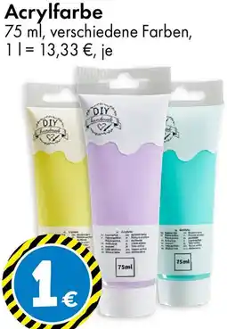 TEDi Acrylfarbe Angebot
