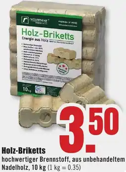 B1 Discount Baumarkt Holz-Briketts Angebot