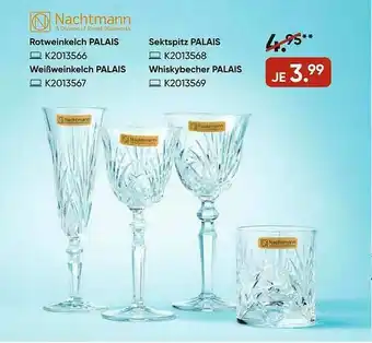 Galeria Nachtmann Rotweinkelch, Weißweinkelch, Sektpitz Oder Whiskybecher Palais Angebot