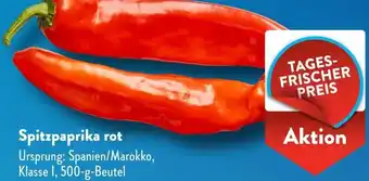 Aldi Süd Spitzpaprika rot Angebot