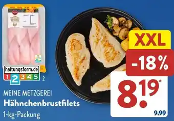Aldi Süd MEINE METZGEREI Hähnchenbrustfilets Angebot