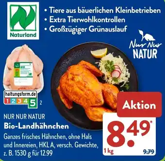 Aldi Süd NUR NUR NATUR Bio-Landhähnchen Angebot