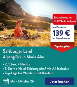 Aldi Süd Salzburger Land Alpenglück in Maria Alm Angebot