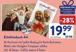 Aldi Süd Echtfotobuch A4 Angebot