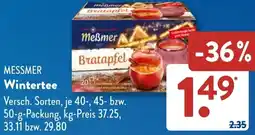 Aldi Süd MESSMER Wintertee Angebot