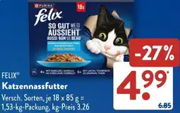 Aldi Süd FELIX Katzennassfutter Angebot