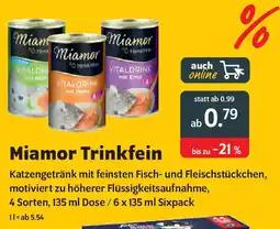 Das Futterhaus Miamor Trinkfein Angebot