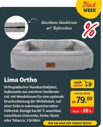 Das Futterhaus Lima Ortho Orthopädischer Hundeschlafplatz Angebot