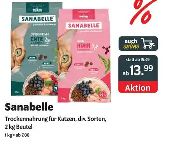 Das Futterhaus Sanabelle Trockennahrung für Katzen Angebot