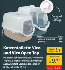 Das Futterhaus Trixie Katzentoilette Vico und Vico Open Top Angebot