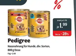 Das Futterhaus Pedigree Nassnahrung für Hunde Angebot