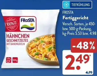 Aldi Süd FROSTA Fertiggericht Angebot