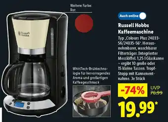 Lidl Russell Hobbs Kaffeemaschine Angebot