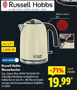 Lidl Russell Hobbs Wasserkocher Angebot