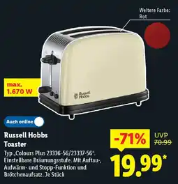 Lidl Russell Hobbs Toaster Angebot