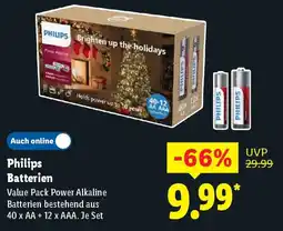 Lidl Philips Batterien Angebot