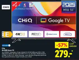 Lidl Chiq 4K-UHD-Smart-TV Angebot