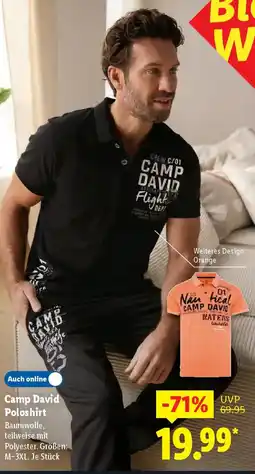 Lidl Camp David Poloshirt Angebot