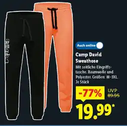Lidl Camp David Sweathose Angebot