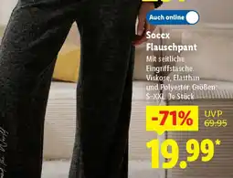 Lidl Soccx Flauschpant Angebot