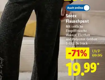 Lidl Soccx Flauschpant Angebot