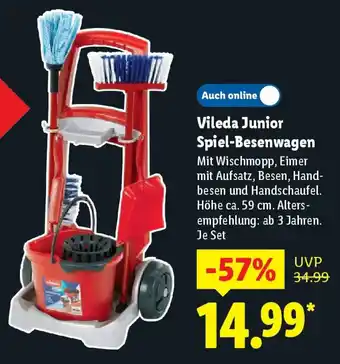 Lidl Vileda Junior Spiel-Besenwagen Angebot