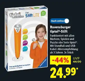 Lidl Ravensburger tiptoi Stift Angebot