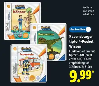 Lidl Ravensburger tiptoi-Pocket Wissen Angebot