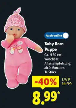 Lidl Baby Born Puppe Angebot