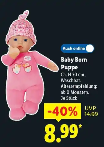 Lidl Baby Born Puppe Angebot