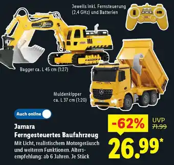 Lidl Jamara Ferngesteuertes Baufahrzeug Angebot