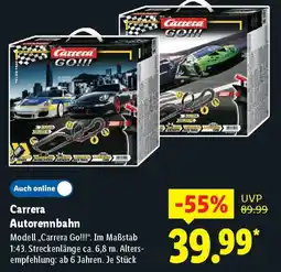 Lidl Carrera Autorennbahn Angebot