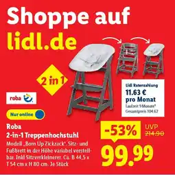 Lidl Roba 2-in-1 Treppenhochstuhl Angebot