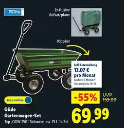 Lidl Güde Gartenwagen-Set Angebot
