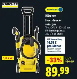 Lidl Kärcher Hochdruck- reiniger Angebot