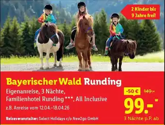Lidl Bayerischer Wald Runding Angebot