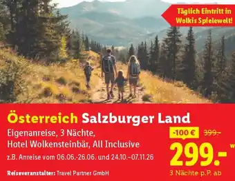 Lidl Österreich Salzburger Land Angebot