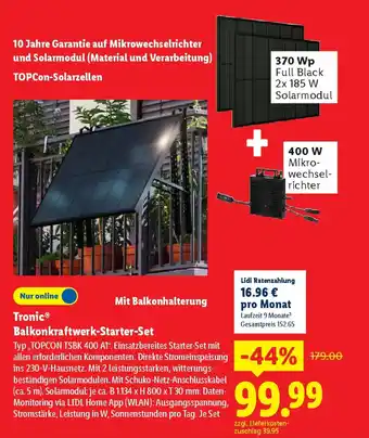 Lidl Tronic Mit Balkonhalterung Angebot