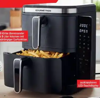 Thomas Philipps Gourmetmaxx Doppelkorb Heißluftfritteuse Angebot