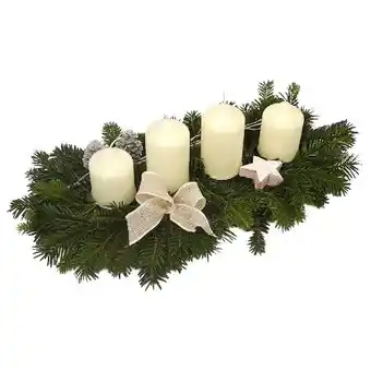 toom Baumarkt Adventsgesteck mit Kerze Angebot