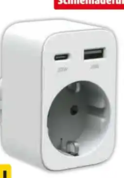 Hagebau Deal! Steckdosenadapter Angebot