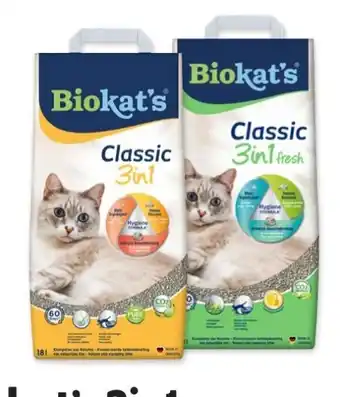 Das Futterhaus Biokat´s Katzenstreu Classic Fresh 3in1 Angebot
