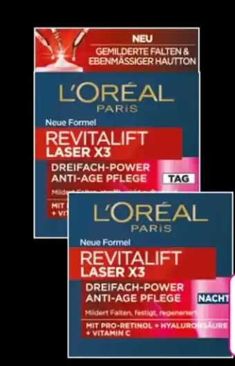 Rossmann L'Oréal Paris Revitalift Laser X3 Tagespflege Angebot