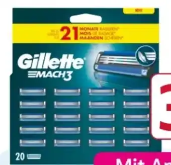 Rossmann Gillette Mach3 Rasierklingen Angebot
