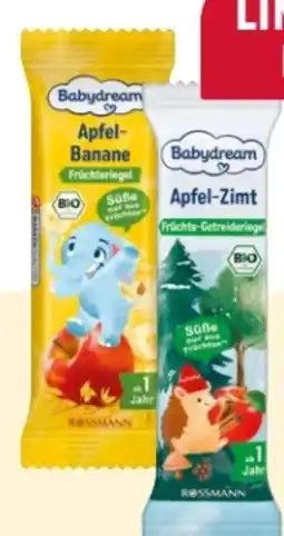 Rossmann Babydream Bio Früchteriegel Angebot