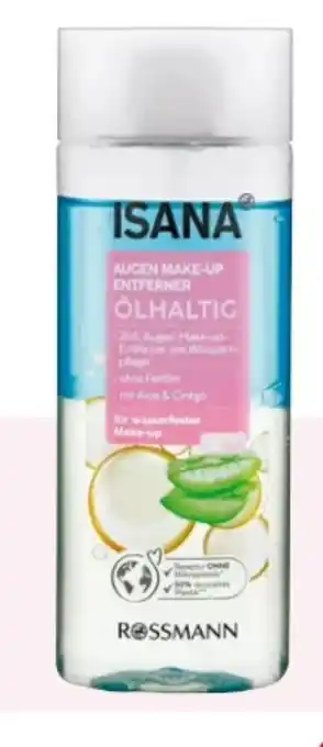 Rossmann Isana Ölhaltiger Augen Make-up Entferner Angebot